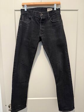 Distressed Black Todd Snyder Jeans